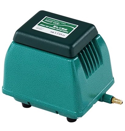 Aquarium Fish Rate - 水槽用エアポンプ、静音4W 2口、流量調整可能、魚タンク用酸素ポンプ、省エネエアレーター