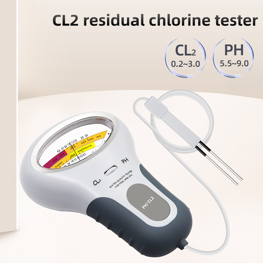 Aquarium Test Kit - 2 in 1水質テスター,塩素検出器,PHおよびCL2メーター,スイミングプール,スパ,水族館,温泉