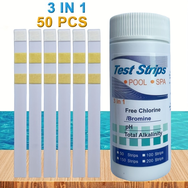 Aquarium Test Kit - 塩素 PH テストストリップ SPA スイミングプール水族館の水槽水テスター紙残留塩素 PH