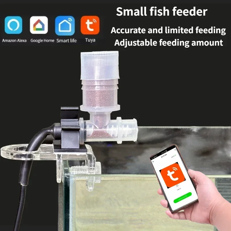 Aquarium Fish Price - 最高の自動魚フィーダー - 水族館用 WiFi スマートフィーダー、時間指定リモコン水槽フードディスペンサー魚エビ給餌