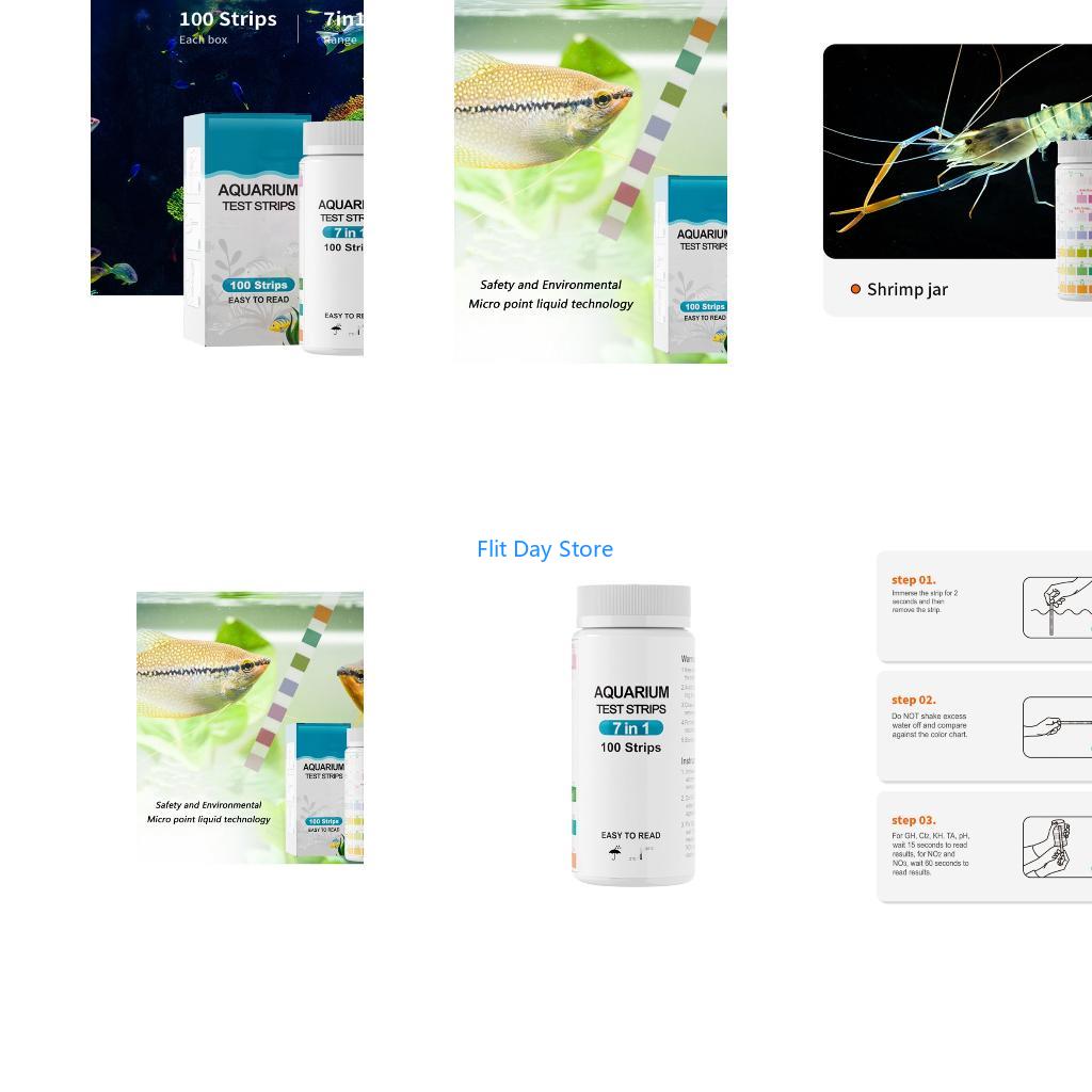 Aquarium Fish Freshwater - F92C 100 個水族館水テストストリップ初心者向け水族館テストストリップ