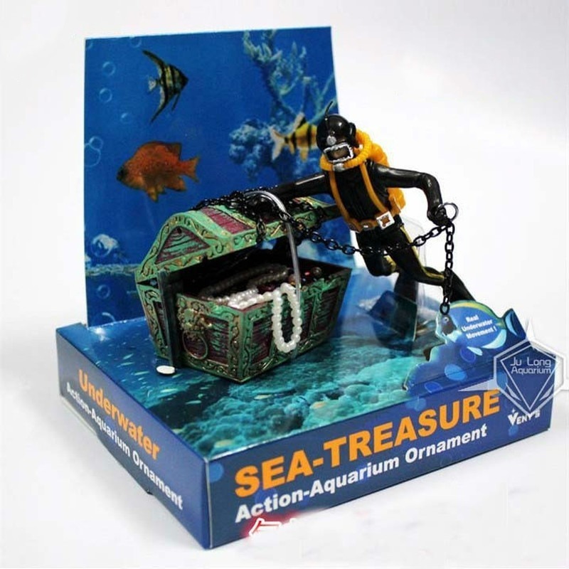 Aquarium Fish Price - フロッグマンフィッシュタンクの装飾、造園水族館海賊宝物、1個
