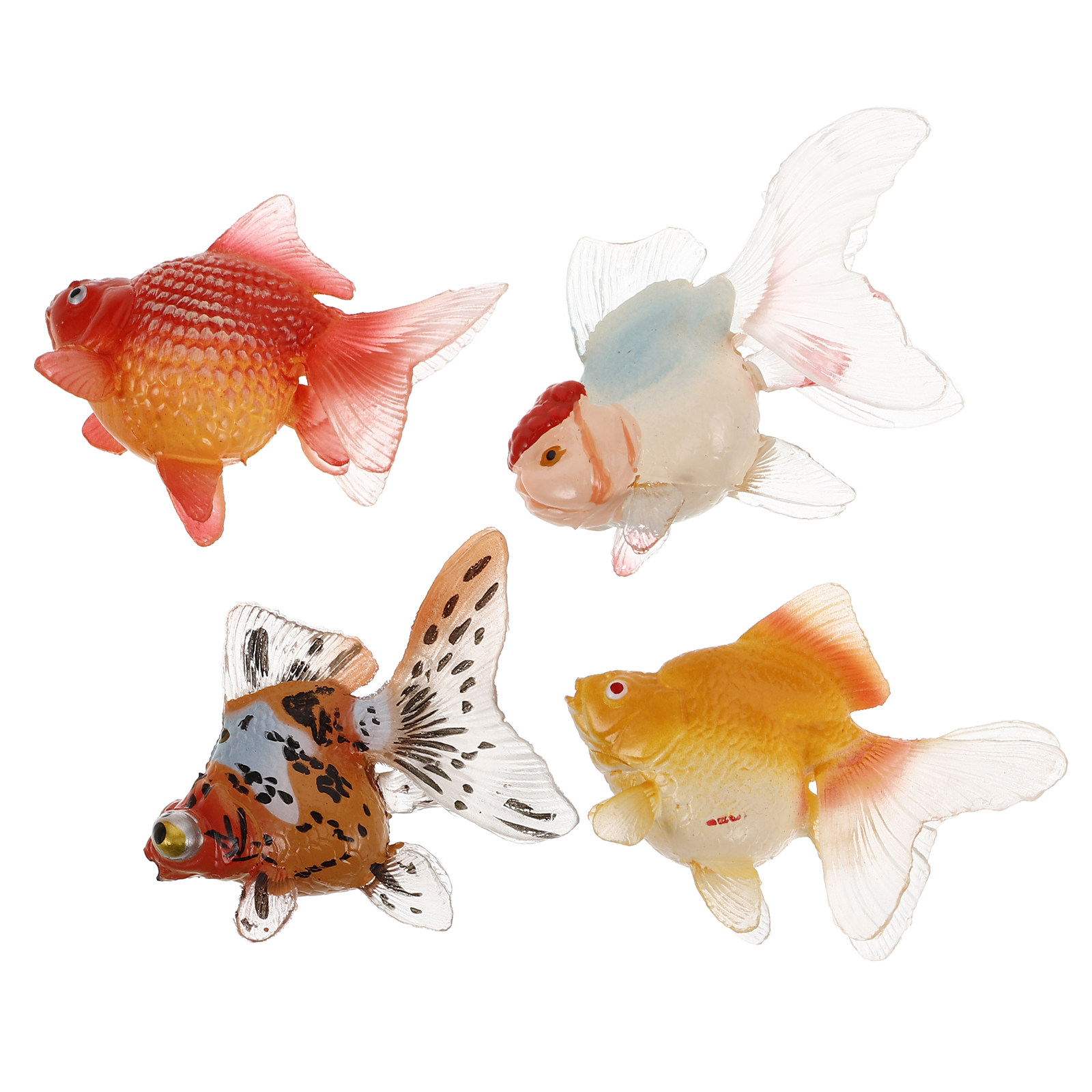 4個入りリアルなフローティングアクアリウムデコレーション人工 - Aquarium Fish Freshwater のレビューと価格