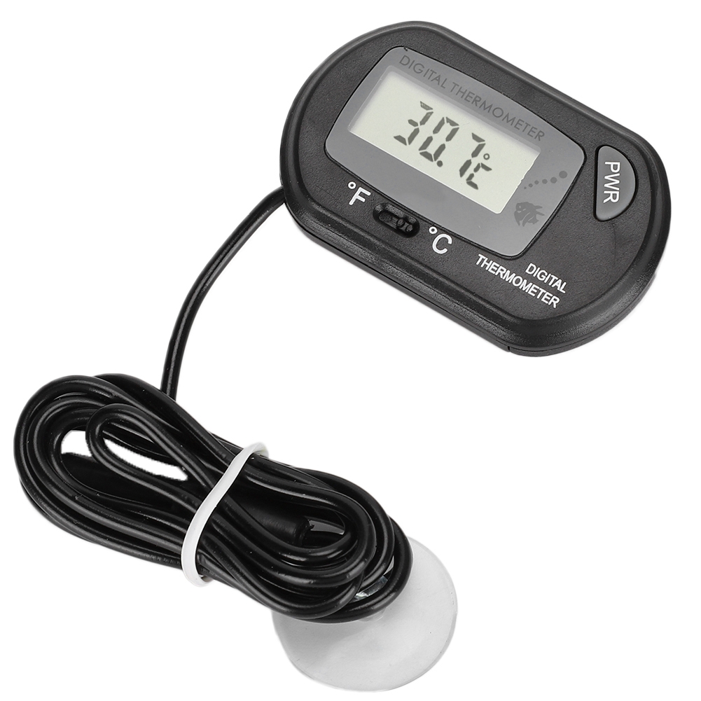 デジタル LCD センサー水族館水温計コントローラー有線水槽 - Aquarium Fish Yellow And Black のレビューと価格