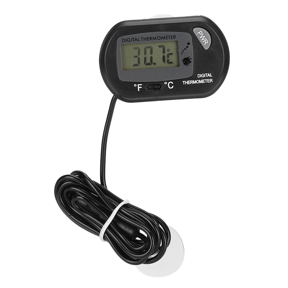 デジタル LCD センサー水族館水温計コントローラー有線水槽 - Aquarium Fish Yellow And Black のレビューと価格