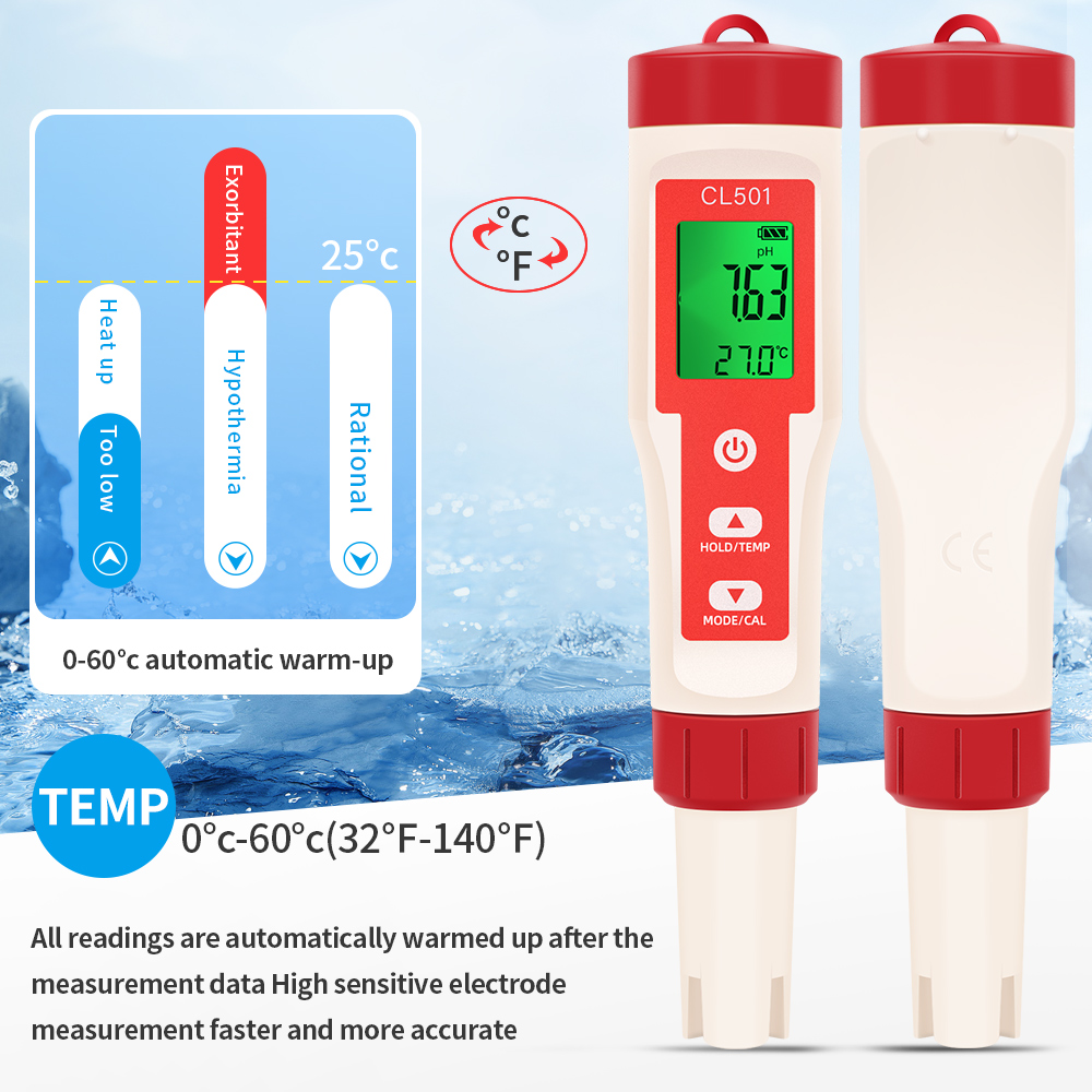 デジタル水質検出器,温度計,スイミングプール用塩素テスター, - Aquarium Test Kit のレビューと価格
