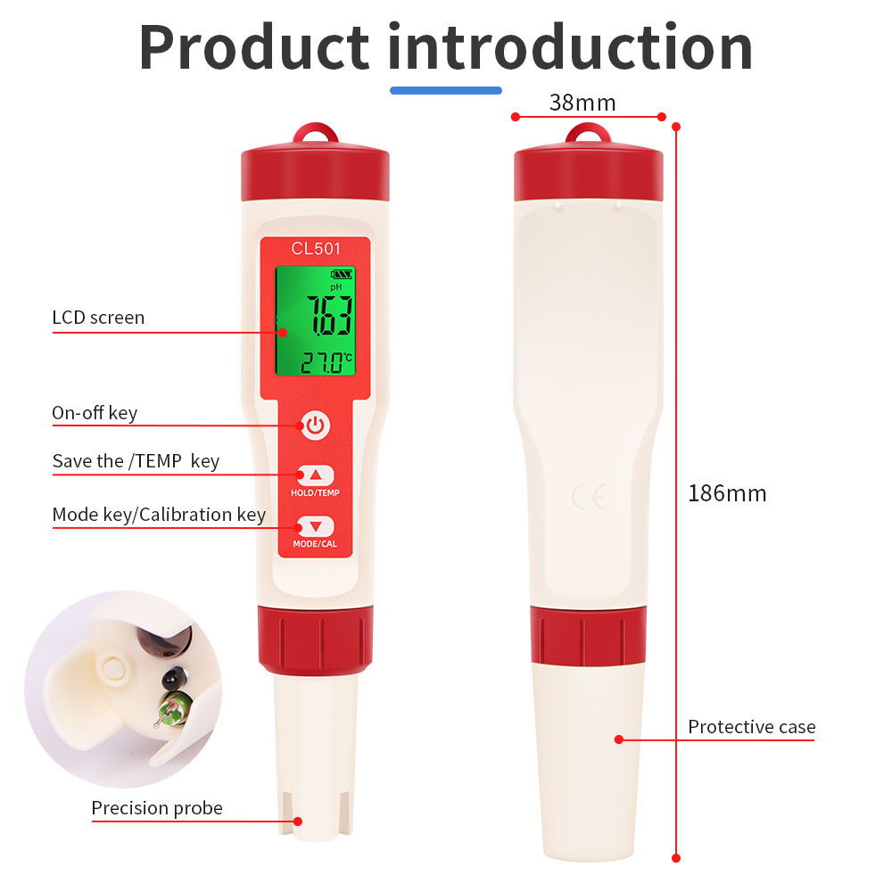 デジタル水質検出器,温度計,スイミングプール用塩素テスター, - Aquarium Test Kit のレビューと価格