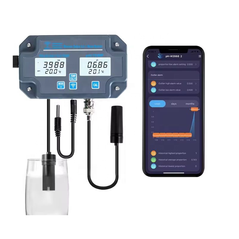 ホットセール 8-in-1 オンライン水質分析計 pH EC - Aquarium Test Kit のレビューと価格