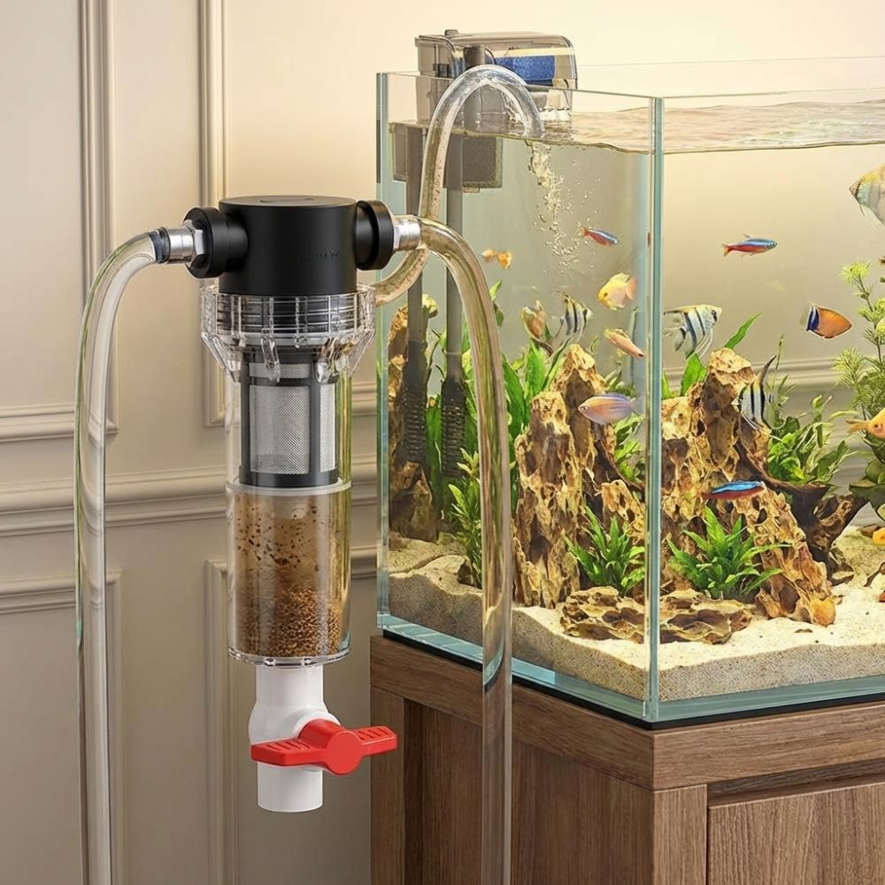 1/2 3/4 メスネジ水槽糞便分離器精密ろ過効率的な分離魚 - Aquarium Fish Rate のレビューと価格