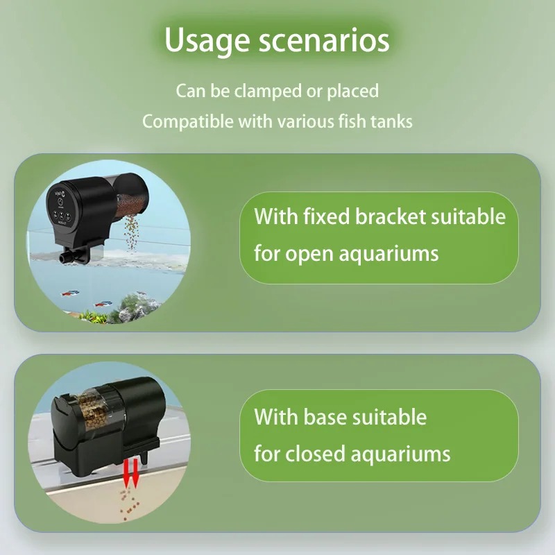 水槽フィーダー インテリジェントな時間指定フィーダー 観賞魚 - Aquarium Fish Price のレビューと価格