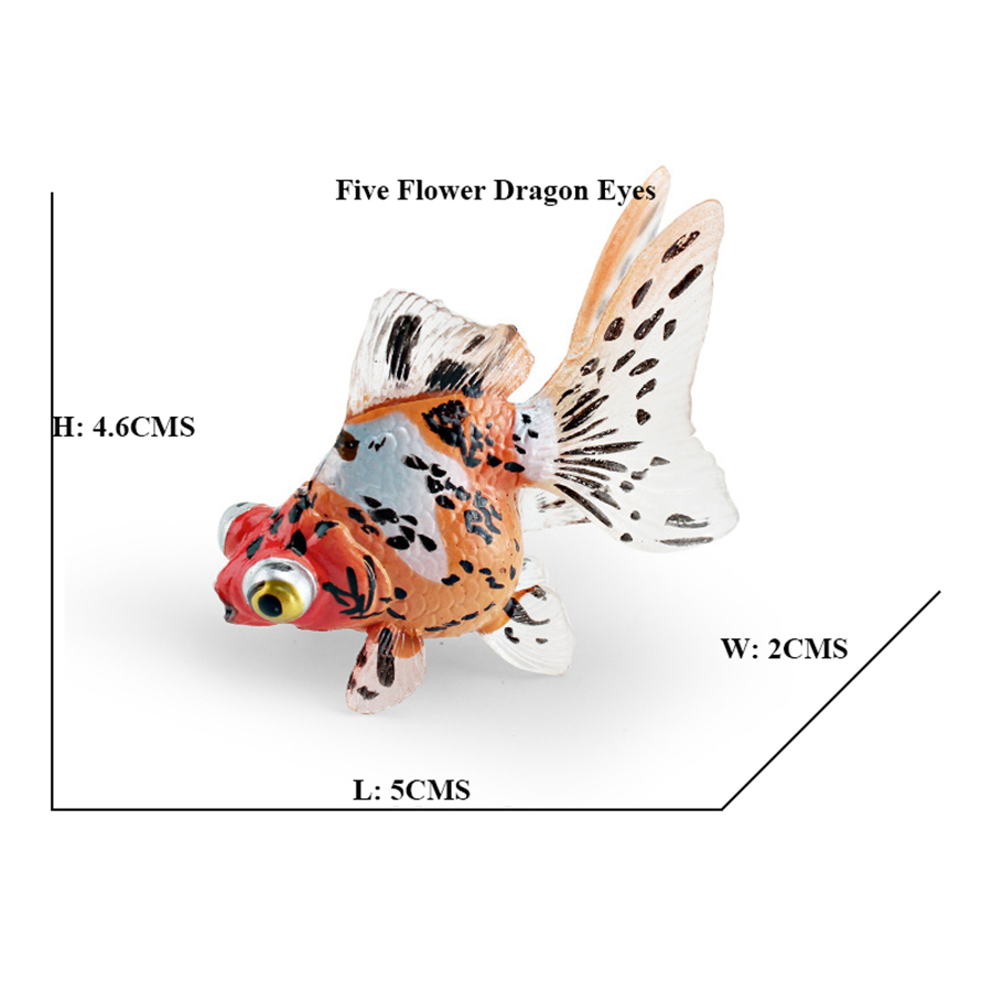 カラフルなリアルなプラスチック金魚シミュレーション偽魚浮遊水 - Aquarium Fish Reviews のレビューと価格
