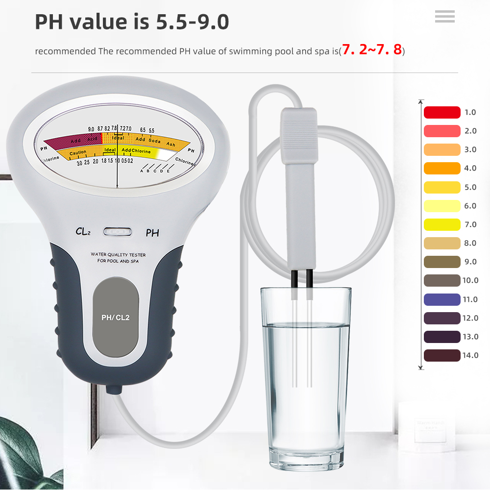 2 in 1水質テスター,塩素検出器,PHおよびCL2メータ - Aquarium Test Kit のレビューと価格