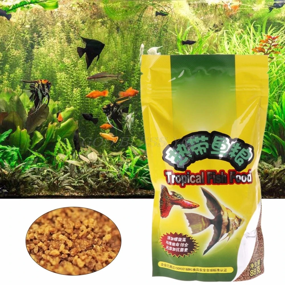 水族館タンク 熱帯魚の餌 小魚の餌 穀物 88g おいしい餌 - Aquarium Fish Price のレビューと価格