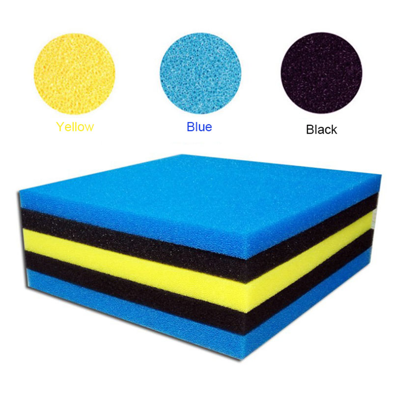 水族館フォームフィルター50cm x 50cm x 2cm, - Aquarium Fish Yellow And Black のレビューと価格
