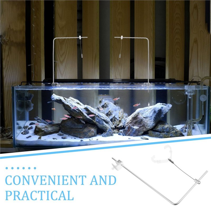 AB41-2個入り水槽ライトラックアルミブラケットクリップ付 - Aquarium Fish Freshwater のレビューと価格