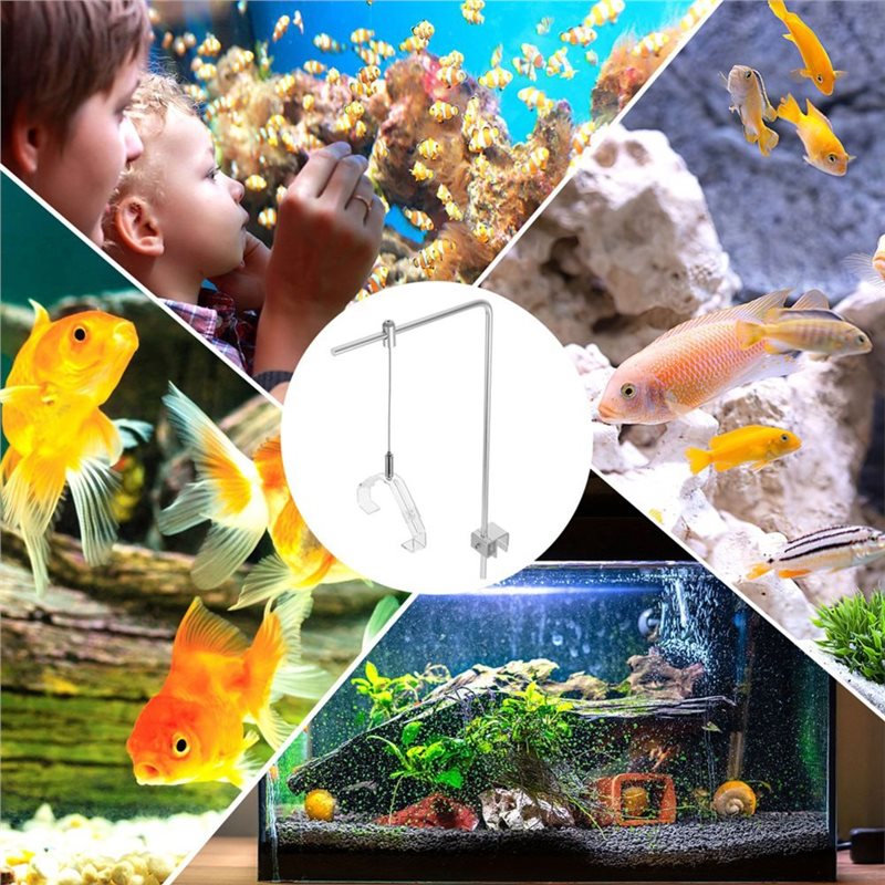 AB41-2個入り水槽ライトラックアルミブラケットクリップ付 - Aquarium Fish Freshwater のレビューと価格