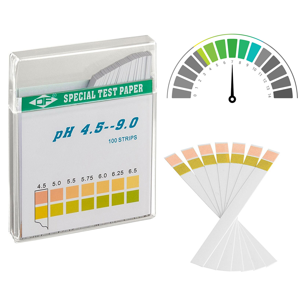100 個 PH ペーパーストリップキット家庭用 PH 値テ - Aquarium Test Kit のレビューと価格