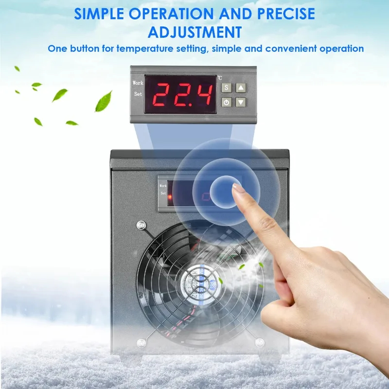 180W 60L 水槽用チラー 魚冷却ヒーターシステム 10 - Aquarium Fish Rate のレビューと価格