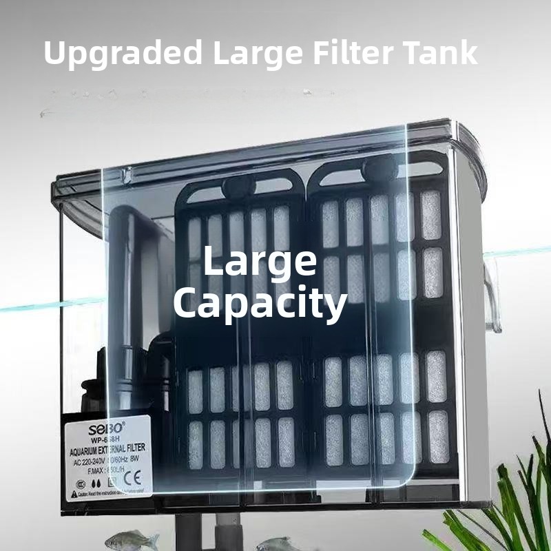 SBO水槽用壁掛けフィルター 3-in-1 静音大容量酸素供 - Aquarium Fish Freshwater のレビューと価格