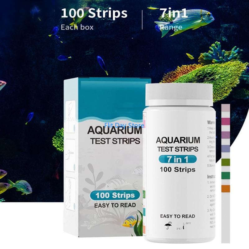 F92C 100 個水族館水テストストリップ初心者向け水族館 - Aquarium Fish Freshwater のレビューと価格