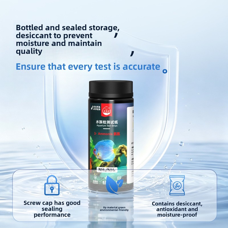 8-in-1水槽用テストストリップ - 淡水・海水の水槽や池 - Aquarium Fish Freshwater のレビューと価格